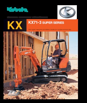 Miniescavatori Kubota KX71-3S
