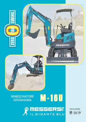 Miniescavatori Messersi M 16 U