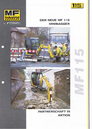 Miniescavatori MF Industrial MF 115