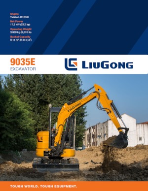 Miniescavatori Liugong 9035E