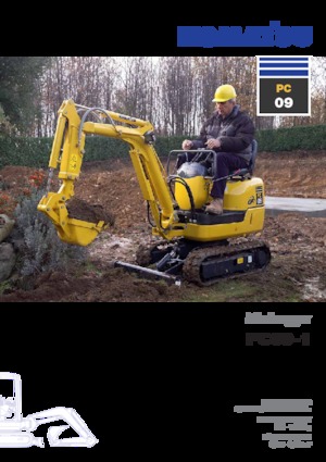 Miniescavatori Komatsu PC09-1