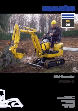 Miniescavatori Komatsu PC09-1