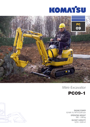 Miniescavatori Komatsu PC09-1 STD