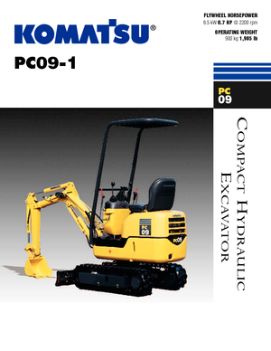 Miniescavatori Komatsu PC09-1 STD