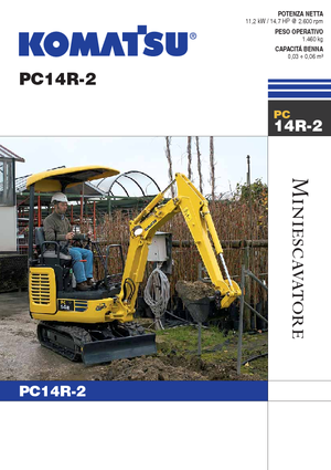 Miniescavatori Komatsu PC14R-2