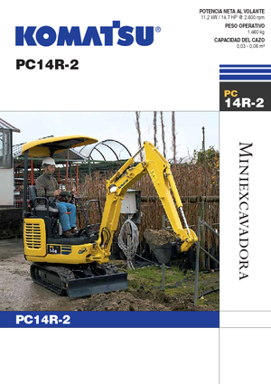 Miniescavatori Komatsu PC14R-2