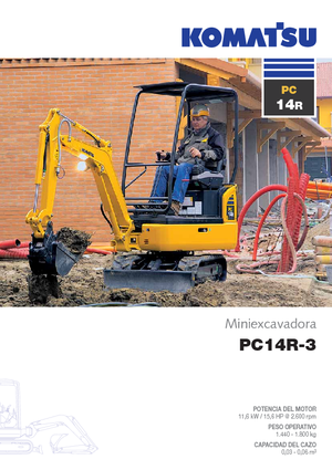 Miniescavatori Komatsu PC14R-3