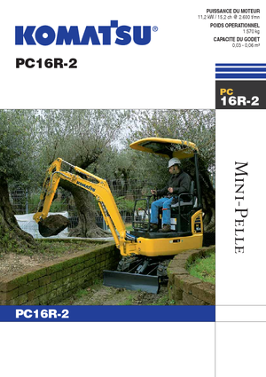 Miniescavatori Komatsu PC16R-2