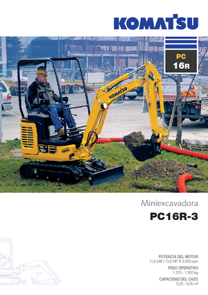 Miniescavatori Komatsu PC16R-3HS