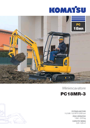 Miniescavatori Komatsu PC18MR-3