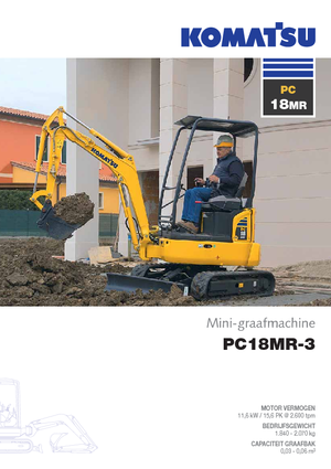 Miniescavatori Komatsu PC18MR-3