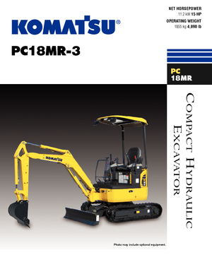 Miniescavatori Komatsu PC18MR-3