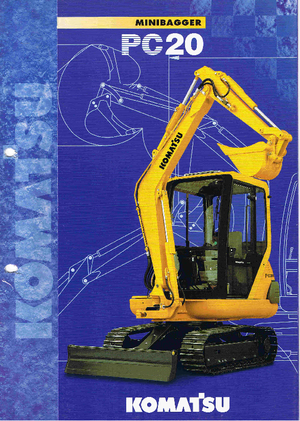 Miniescavatori Komatsu PC20-7