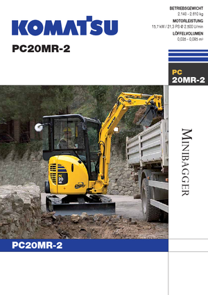 Miniescavatori Komatsu PC20MR-2