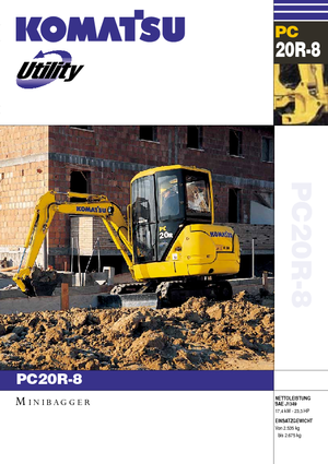 Miniescavatori Komatsu PC20R-8
