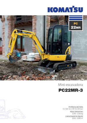 Miniescavatori Komatsu PC22MR-3