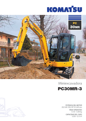 Miniescavatori Komatsu PC30MR-3