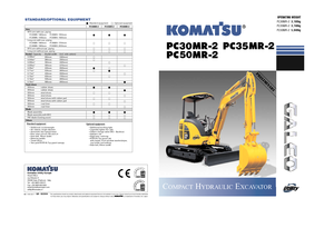 Miniescavatori Komatsu PC35MR-2