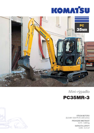 Miniescavatori Komatsu PC35MR-3