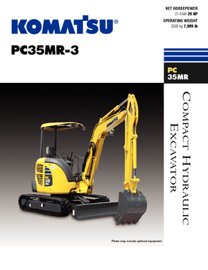 Miniescavatori Komatsu PC35MR-3