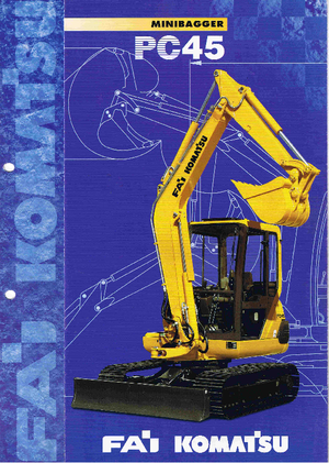 Miniescavatori Komatsu PC45-1