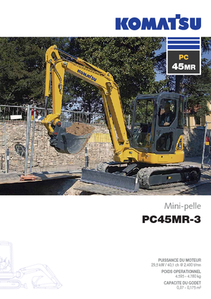 Miniescavatori Komatsu PC45MR-3