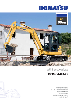 Miniescavatori Komatsu PC55MR-3