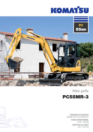 Miniescavatori Komatsu PC55MR-3