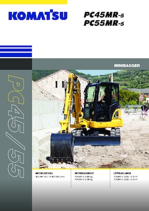 Miniescavatori Komatsu PC55MR-5M