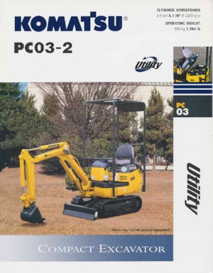 Miniescavatori Komatsu PC03-2