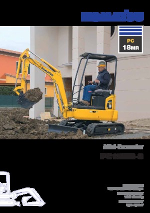Miniescavatori Komatsu PC18MR-3