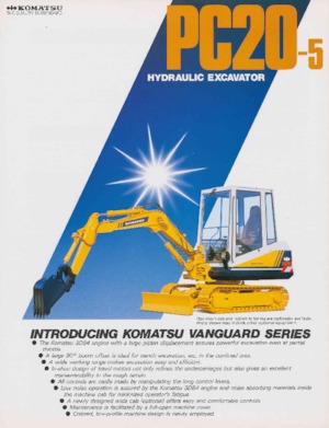 Miniescavatori Komatsu PC20-5