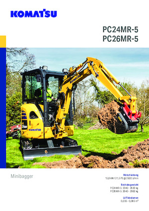 Miniescavatori Komatsu PC26MR-5