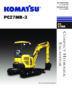 Miniescavatori Komatsu PC27MR-3