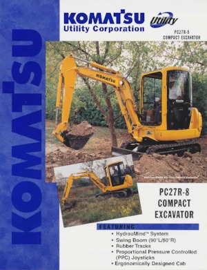 Miniescavatori Komatsu PC27R-8