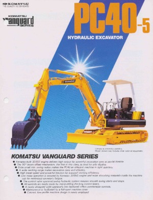 Miniescavatori Komatsu PC40-5