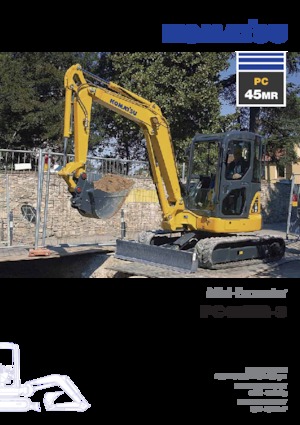 Miniescavatori Komatsu PC45MR-3