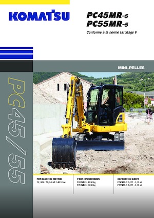 Miniescavatori Komatsu PC55MR-5E0