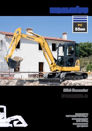 Miniescavatori Komatsu PC55MR-3