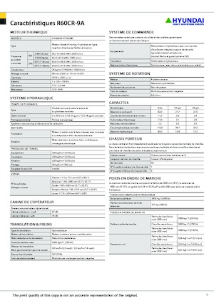 Miniescavatori Hyundai R60CR-9A
