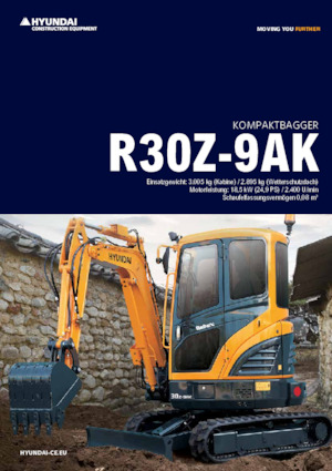 Miniescavatori Hyundai R30Z-9AK
