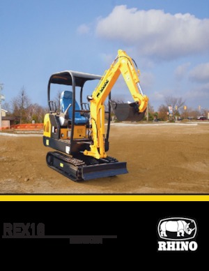 Miniescavatori RHINO REX18