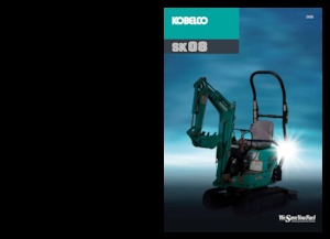 Miniescavatori Kobelco SK 08