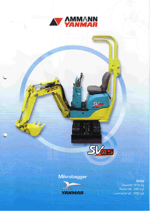 Miniescavatori Yanmar SV 05