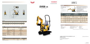 Miniescavatori Yanmar SV 08-1