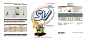 Miniescavatori Yanmar SV 08-1
