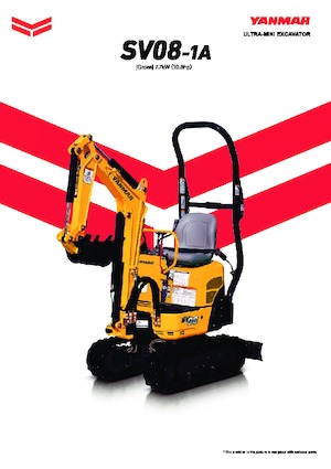 Miniescavatori Yanmar SV08-1A
