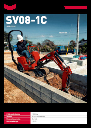 Miniescavatori Yanmar SV08-1C