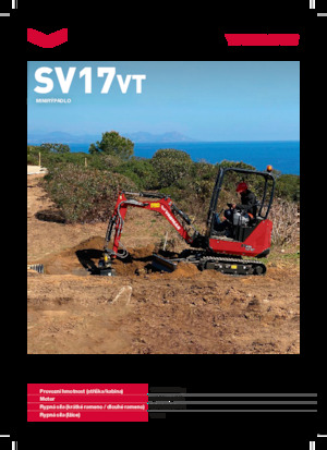 Miniescavatori Yanmar SV17VT