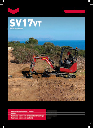 Miniescavatori Yanmar SV17VT